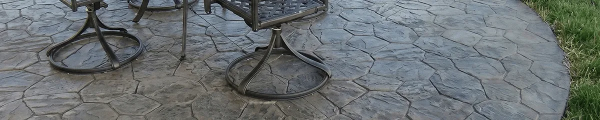 Garden relaxation area with professionally installed stone flooring in Cincinnati OH